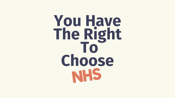 Laptop screen with NHS and Psychiatry-UK tabs open, symbolising ADHD diagnosis journey via Right to Choose pathway.